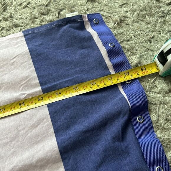 Lululemon Two Tone Purple Striped Full Button Scarf Vinyasa Scarf - Picture 8 of 11